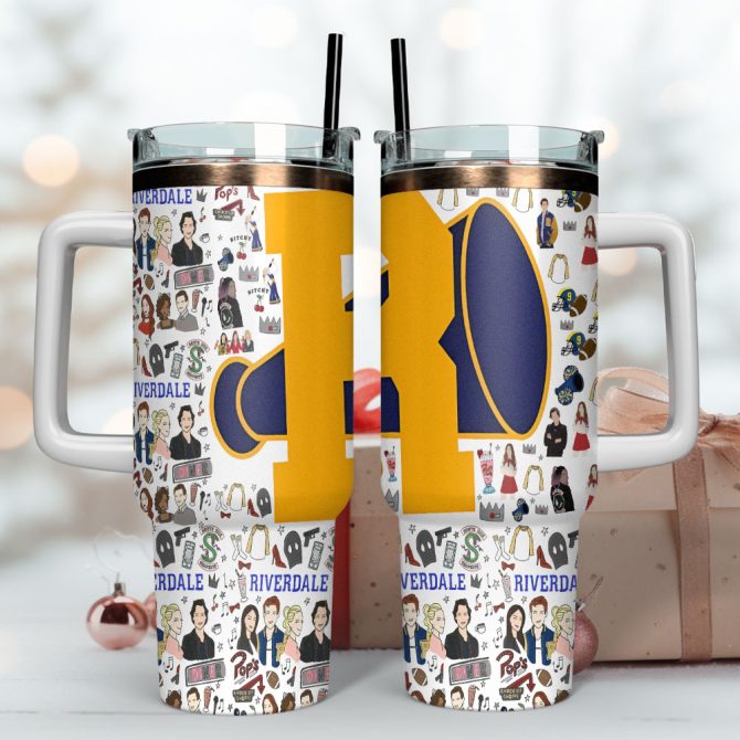Riverdale Tv Series Custom Stanley Quencher 40Oz Stainless Steel Tumbler With Handle - Image 4