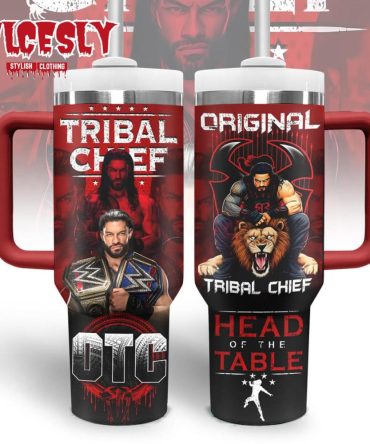 Roman Reigns Sport Custom Stanley Quencher 40Oz Stainless Steel Tumbler With Handle