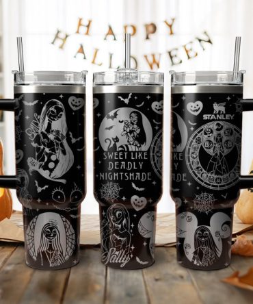 Sally The Nightmare Before Christmas Movies Custom Stanley Quencher 40Oz Stainless Steel Tumbler With Handle