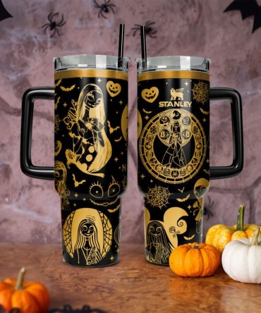Sally The Nightmare Before Christmas Movies Custom Stanley Quencher 40Oz Stainless Steel Tumbler With Handle