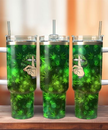 Shut The F**K Up Custom Stanley Quencher 40Oz Stainless Steel Tumbler With Handle