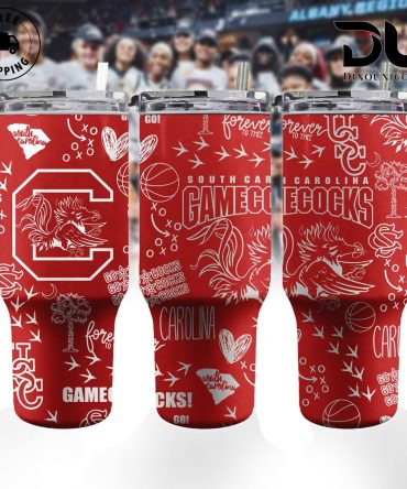 South Carolina Gamecocks 2024 Ncaa Custom Stanley Quencher 40Oz Stainless Steel Tumbler With Handle