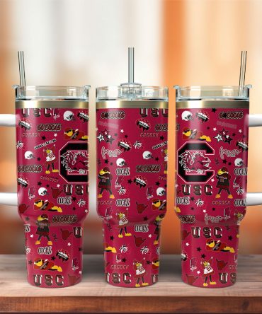 South Carolina Gamecocks Ncaa Custom Stanley Quencher 40Oz Stainless Steel Tumbler With Handle