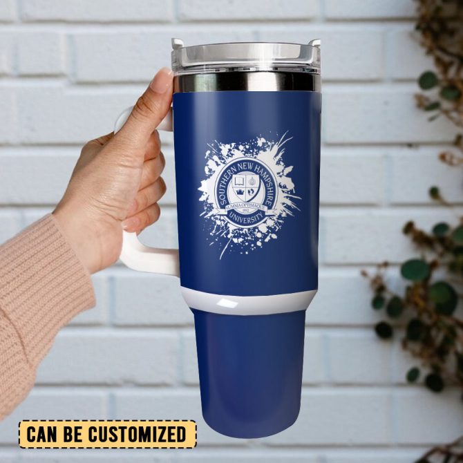 Southern New Hampshire University Custom Stanley Quencher 40Oz Stainless Steel Tumbler With Handle - Image 3