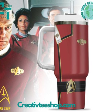Star Trek Movies Custom Stanley Quencher 40Oz Stainless Steel Tumbler With Handle