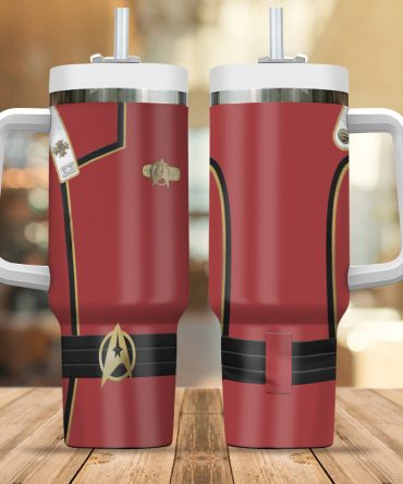 Star Trek Wrath Of Khan Starfleet Redb Movies Custom Stanley Quencher 40Oz Stainless Steel Tumbler