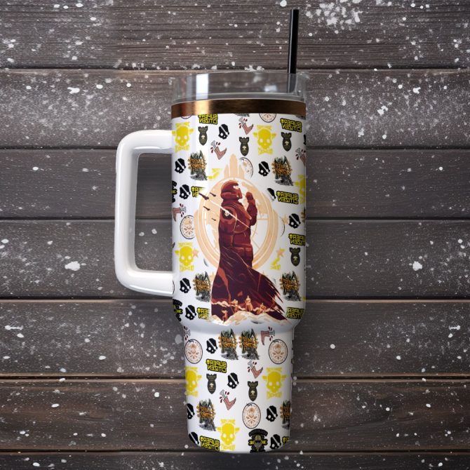 Star Wars Movies Custom Stanley Quencher 40Oz Stainless Steel Tumbler With Handle - Image 2