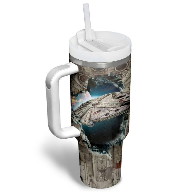 Star Wars Movies Custom Stanley Quencher 40Oz Stainless Steel Tumbler - Image 3