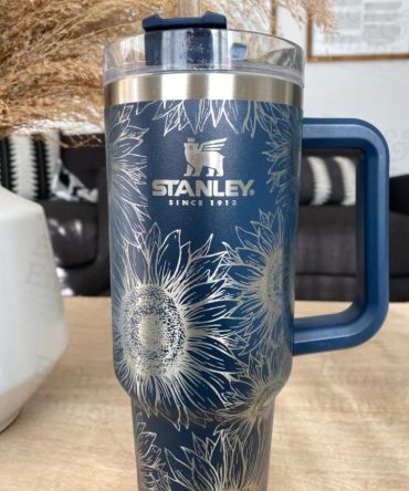 Sunflowers Custom Stanley Quencher 40Oz Stainless Steel Tumbler