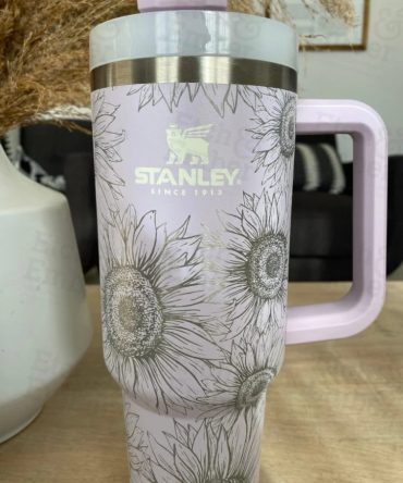 Sunflowers Custom Stanley Quencher 40Oz Stainless Steel Tumbler