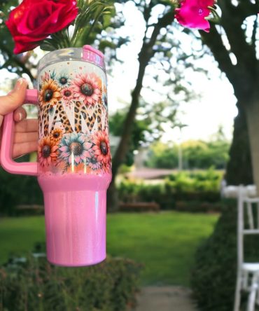 Sunflowers Mama Custom Stanley Quencher 40Oz Stainless Steel Tumbler