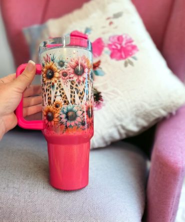 Sunflowers Mama Custom Stanley Quencher 40Oz Stainless Steel Tumbler