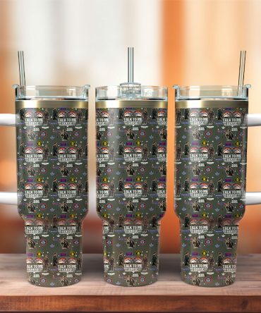 Talk To Me Goose Custom Stanley Quencher 40Oz Stainless Steel Tumbler With Handle
