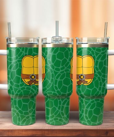 Teenage Mutant Ninja Turtles Movies Custom Stanley Quencher 40Oz Stainless Steel Tumbler With Handle