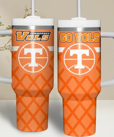 Tennessee Volunteers Football Ncaa Custom Stanley Quencher 40Oz Stainless Steel