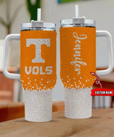 Tennessee Volunteers Ncaa Custom Stanley Quencher 40Oz Stainless Steel Tumbler With Handle