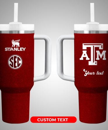 Texas A #038;M Aggies Ncaa Custom Stanley Quencher 40Oz Stainless Steel
