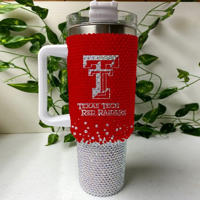 Texas Tech Red Raiders Ncaa Custom Stanley Quencher 40Oz Stainless Steel Tumbler With Handle - Image 3
