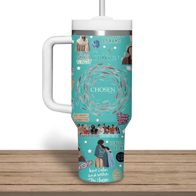 The Chosen Tv Series Custom Stanley Quencher 40Oz Stainless Steel Tumbler With Handle - Image 3