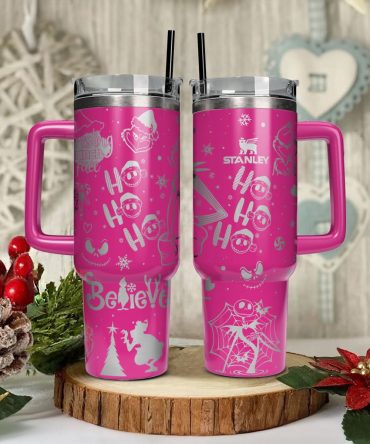 The Grinch And Friend Movies Christmas Custom Stanley Quencher 40Oz Stainless Steel Tumbler With Handle