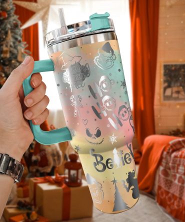 The Grinch And Friend Movies Christmas Custom Stanley Quencher 40Oz Stainless Steel Tumbler With Handle