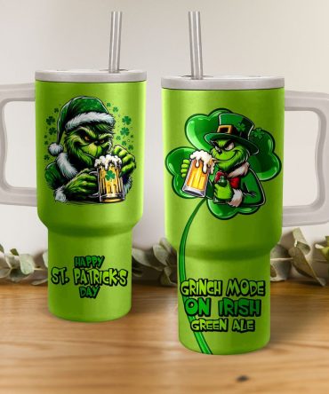 The Grinch Cartoon Custom Stanley Quencher 40Oz Stainless Steel