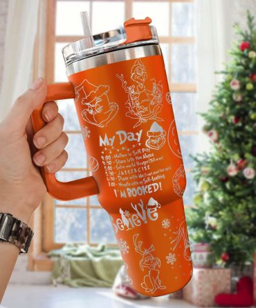 The Grinch Movies Christmas Custom Stanley Quencher 40Oz Stainless Steel Tumbler With Handle