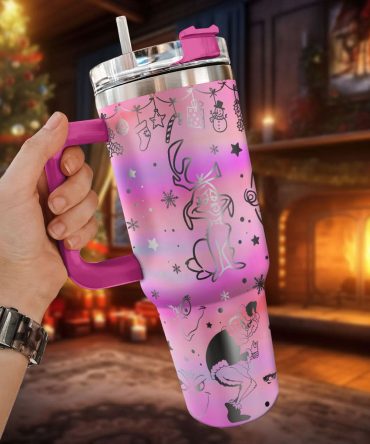 The Grinch Movies Christmas Custom Stanley Quencher 40Oz Stainless Steel Tumbler With Handle