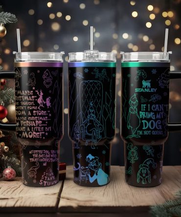 The Grinch Movies Christmas Custom Stanley Quencher 40Oz Stainless Steel Tumbler With Handle