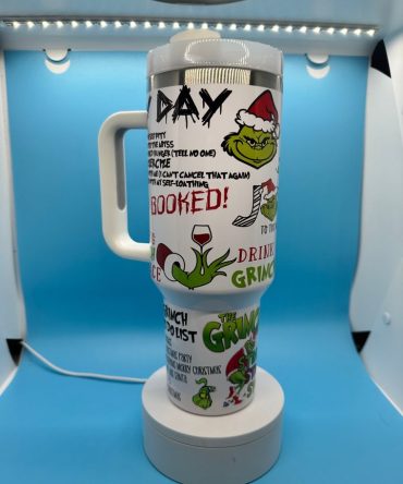 The Grinch Movies Custom Stanley Quencher 40Oz Stainless Steel Tumbler