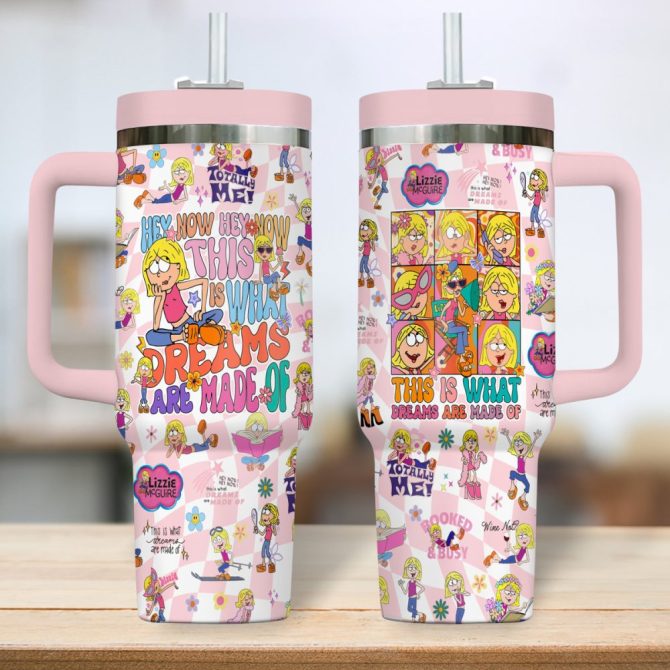 The Lizzie Mcguire Movies Custom Stanley Quencher 40Oz Stainless Steel Tumbler - Image 3