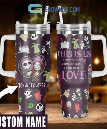 The Night Before Christmas Cartoon Custom Stanley Quencher 40Oz Stainless Steel Tumbler With Handle