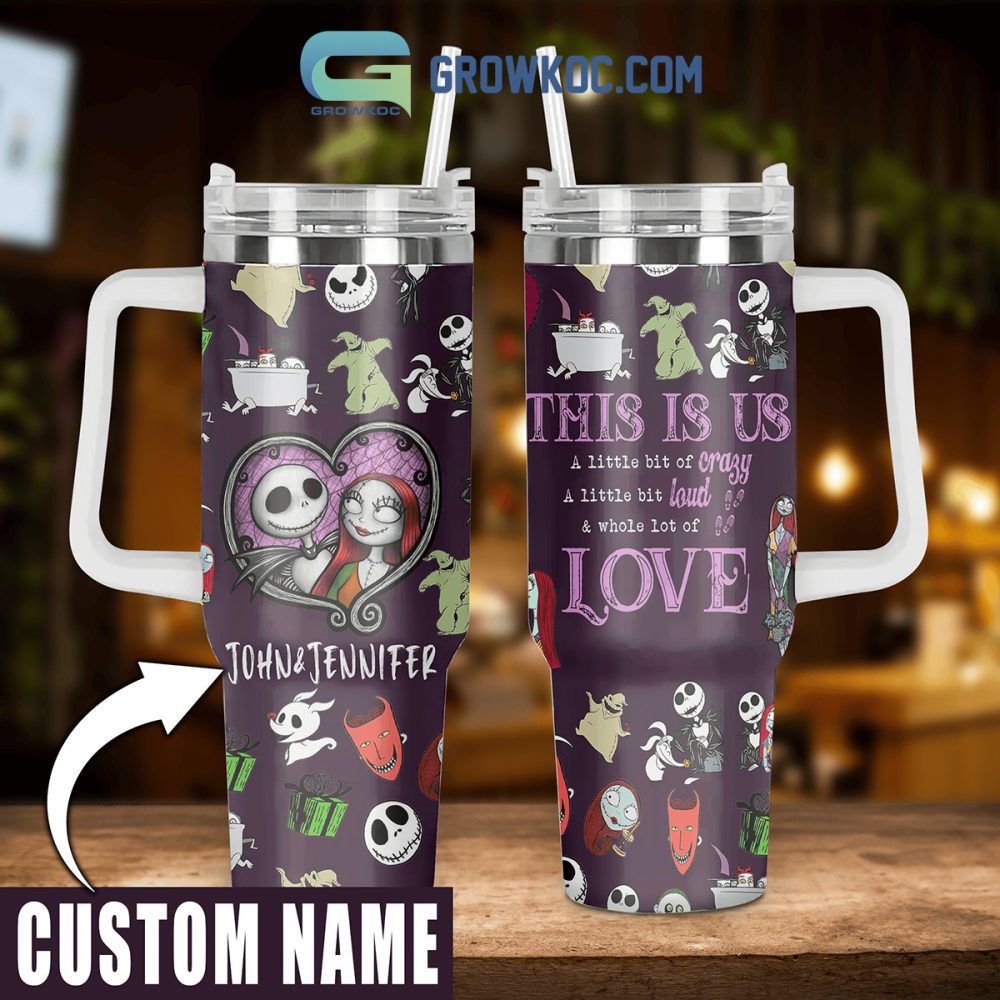 The Night Before Christmas Cartoon Custom Stanley Quencher 40Oz Stainless Steel Tumbler With Handle