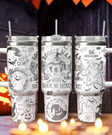 The Nightmare Before Christmas Movies Custom Stanley Quencher 40Oz Stainless Steel Tumbler With Handle