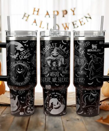 The Nightmare Before Christmas Movies Custom Stanley Quencher 40Oz Stainless Steel Tumbler With Handle