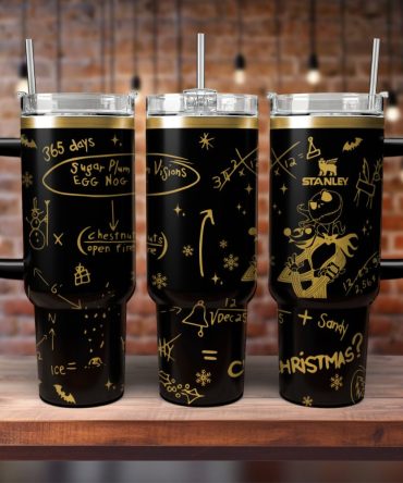 The Nightmare Before Christmas Movies Custom Stanley Quencher 40Oz Stainless Steel Tumbler With Handle