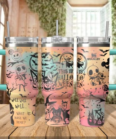 The Nightmare Before Christmas Movies Custom Stanley Quencher 40Oz Stainless Steel Tumbler With Handle