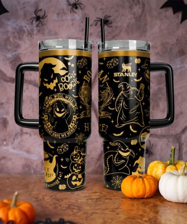 The Nightmare Before Christmas Movies Custom Stanley Quencher 40Oz Stainless Steel Tumbler With Handle