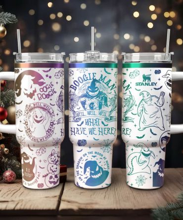 The Nightmare Before Christmas Movies Custom Stanley Quencher 40Oz Stainless Steel Tumbler With Handle
