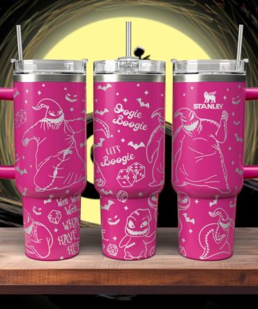 The Nightmare Before Christmas Movies Custom Stanley Quencher 40Oz Stainless Steel Tumbler With Handle
