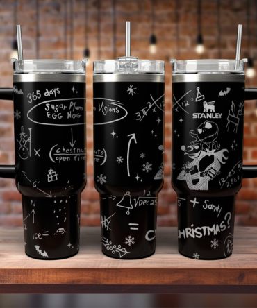 The Nightmare Before Christmas Movies Custom Stanley Quencher 40Oz Stainless Steel Tumbler With Handle