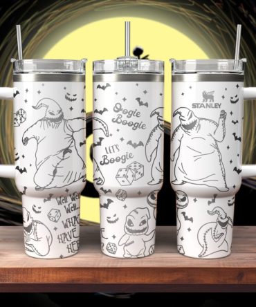 The Nightmare Before Christmas Movies Custom Stanley Quencher 40Oz Stainless Steel Tumbler With Handle