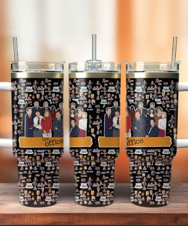 The Office Tv Series Custom Stanley Quencher 40Oz Stainless Steel Tumbler With Handle