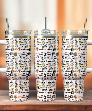 The Office Tv Series Custom Stanley Quencher 40Oz Stainless Steel Tumbler With Handle