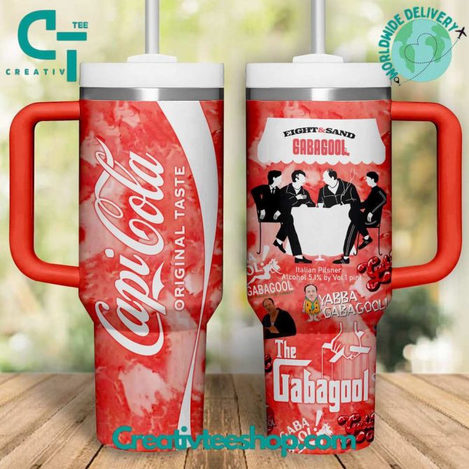 The Sopranos Movies Custom Stanley Quencher 40Oz Stainless Steel Tumbler With Handle