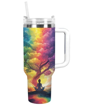Tree Of Harmony Of The Soul Custom Stanley Quencher 40Oz Stainless Steel Tumbler With Handle
