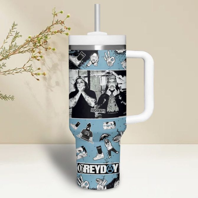 $Uicideboy$ Music Custom Stanley Quencher 40Oz Stainless Steel - Image 2