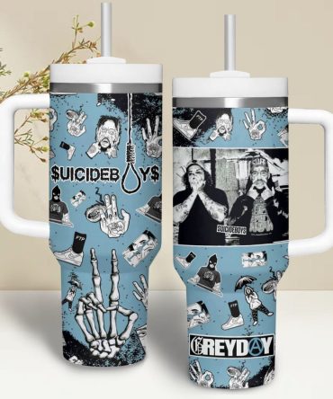 $Uicideboy$ Music Custom Stanley Quencher 40Oz Stainless Steel