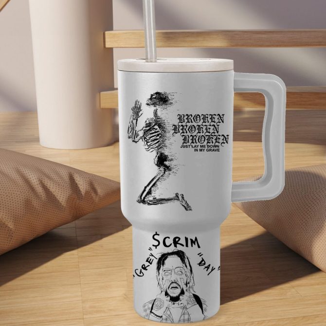 $Uicideboy$ Music Custom Stanley Quencher 40Oz Stainless Steel - Image 2