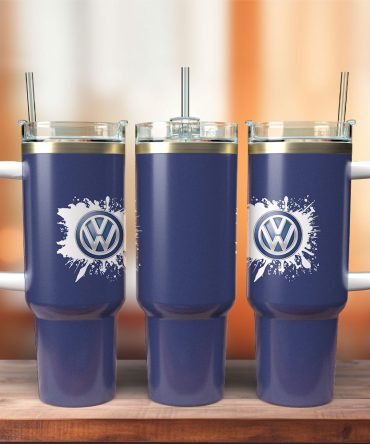 Volkswagen Brand Custom Stanley Quencher 40Oz Stainless Steel Tumbler With Handle